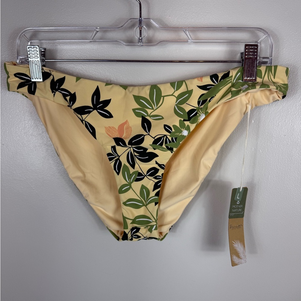 Swim‎ Systems Ellie Bikini Bottom Swim NWT Large Seaside Vine Style# B309